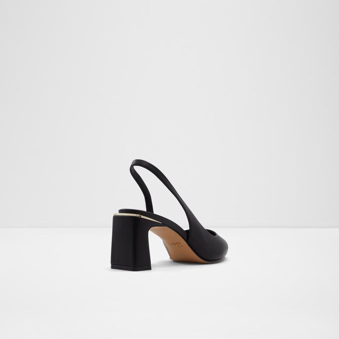 Crullina Women's Black Block Heel image number 2