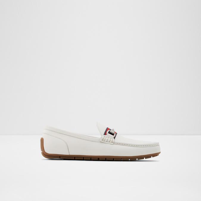 Omemee Men's White Moccasins