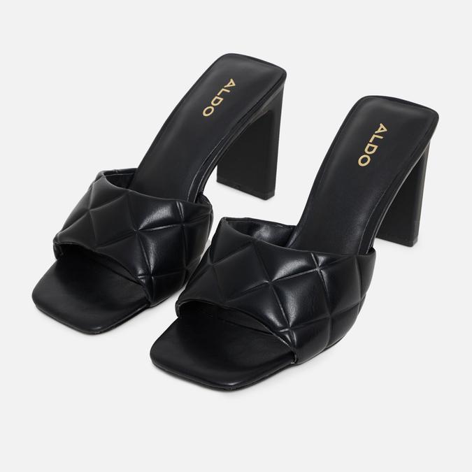 Gisele Women's Black Block Heel Sandal image number 5