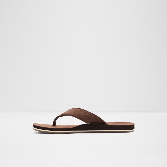 Weallere Men's Dark Brown Thong Sandals image number 2