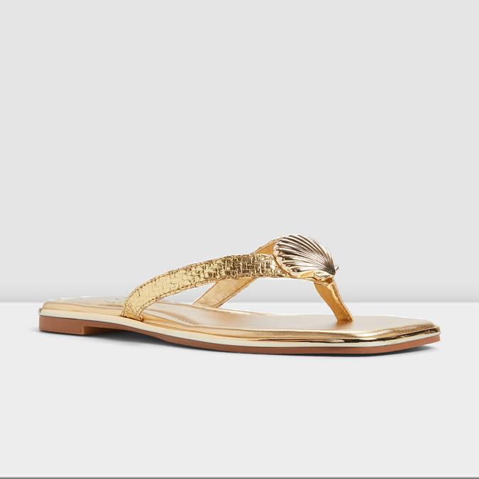 CONCHIGLIA-IN Gold Women Flat Sandals