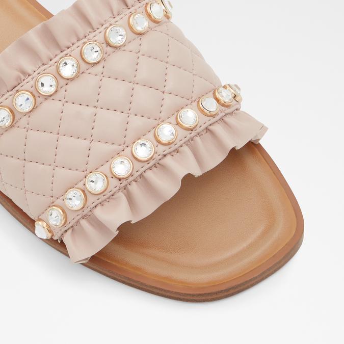 Arilith Women's Light Pink Flat Sandals image number 5