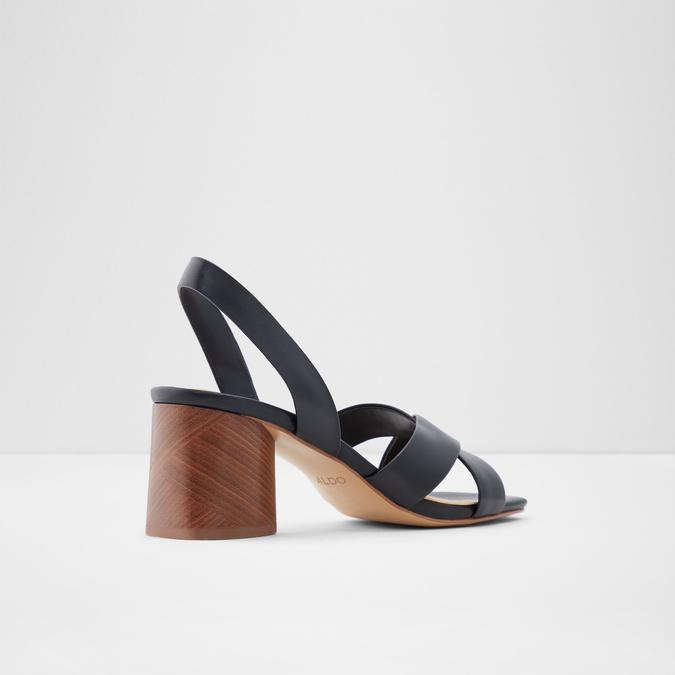 Carine Women's Black Block Heel Sandal image number 1