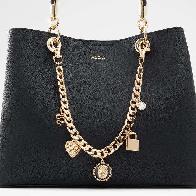 Cadendavia Women's Black On Gold Handbag Ornament