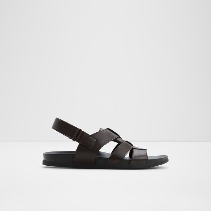 NUNOA Brown Men Back Strap Sandals
