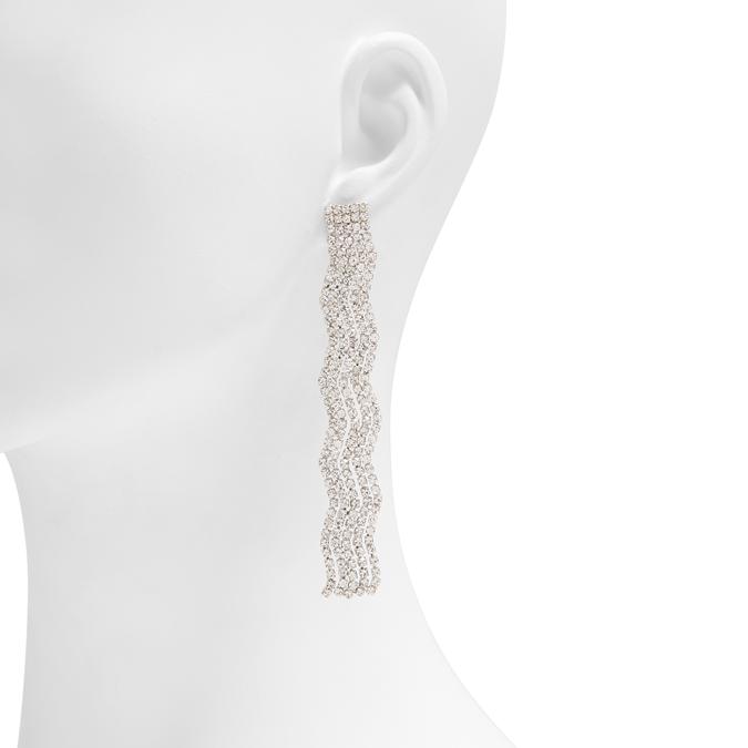 Taborga Women's Silver/Clear/Multi Earrings image number 1