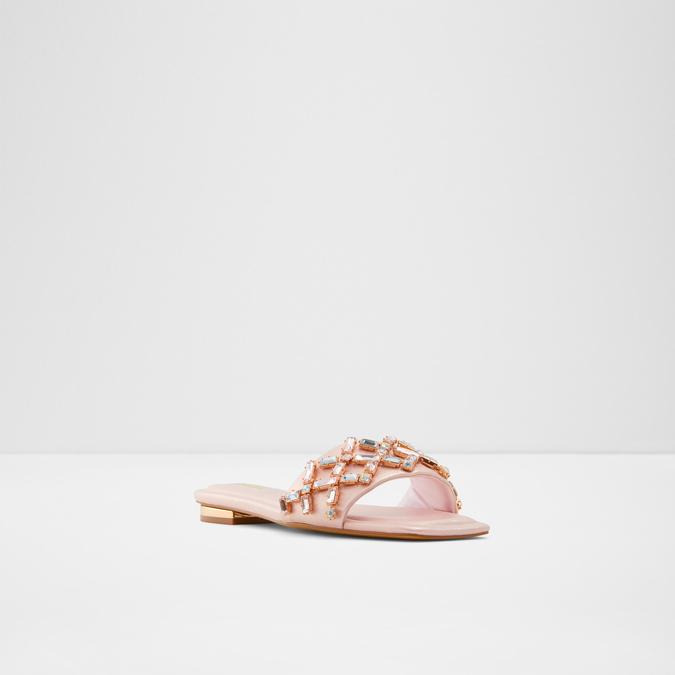 Boasa Women's Light Pink Flat Sandals image number 4