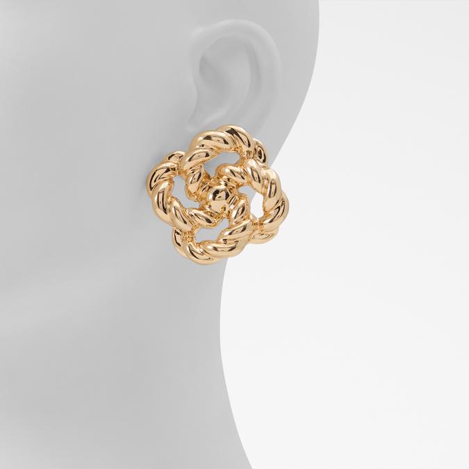 Doubleknot Women's Gold Earrings image number 1