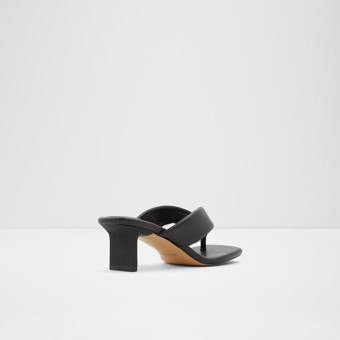 Auday Women's Black Block Heel Sandal image number 1