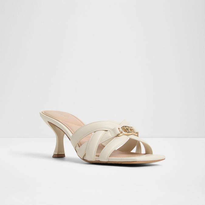 Calyra-In Women's White Dress Sandals image number 4