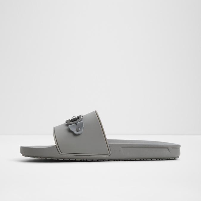 LOUNGESLIDE Grey Men Single Strap Sandals image number 2