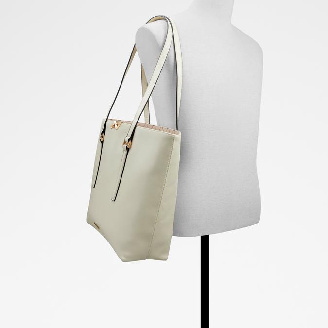 Lalaentar Women's White Tote image number 3