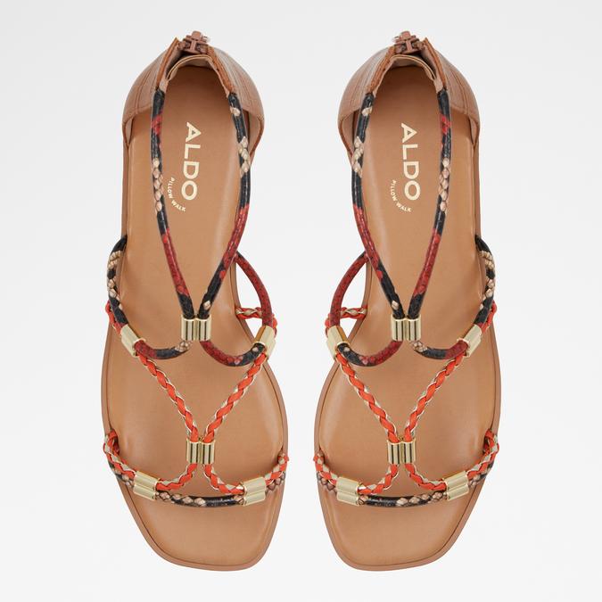 Oceriwenflex Women's Orange Flat Sandals