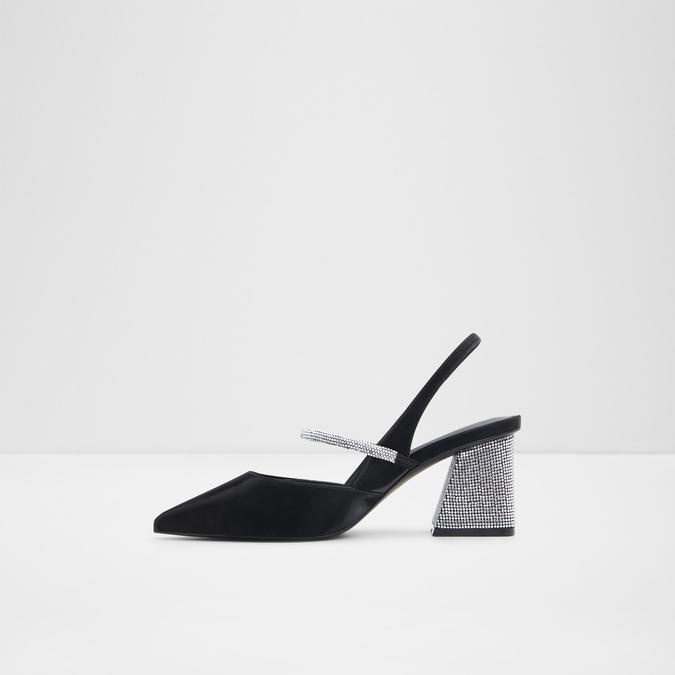 Valabenna Women's Black Block Heel image number 3