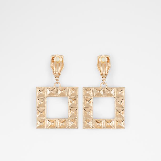 Kilawien Women's Clear On Gold Clip On Earrings image number 1
