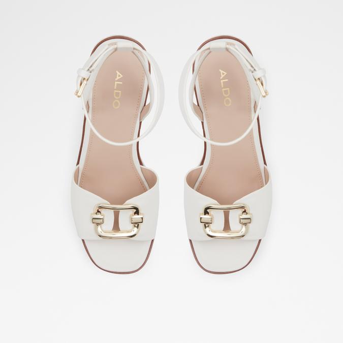 Carrabriria Women's White Wedges image number 1