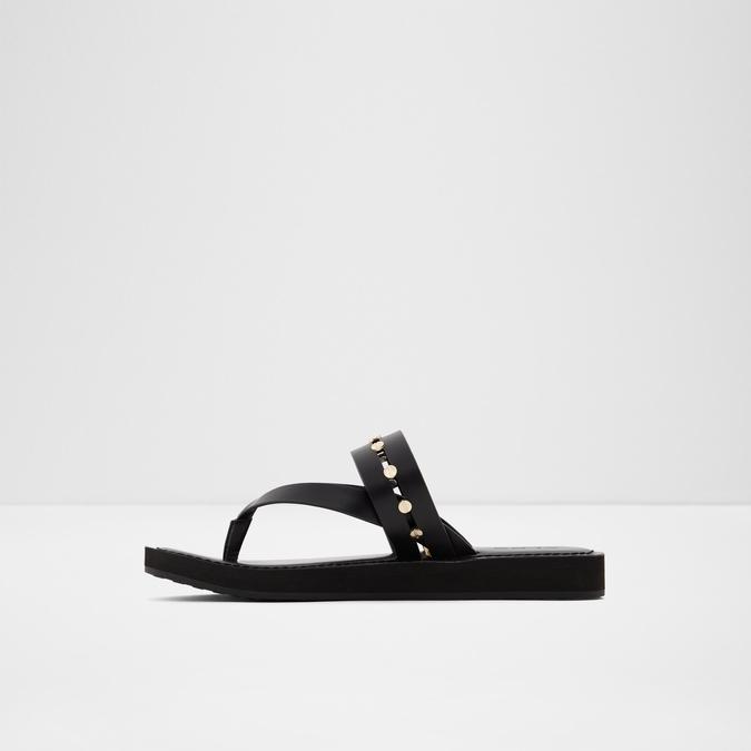 Silan Women's Black Sandals image number 2