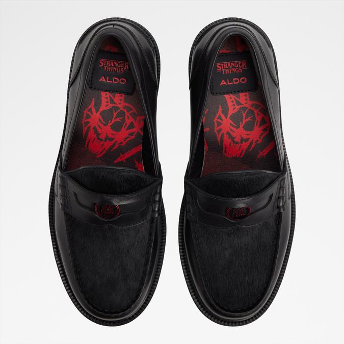 Roll4Yourlif-In Men's Black Loafers image number 3