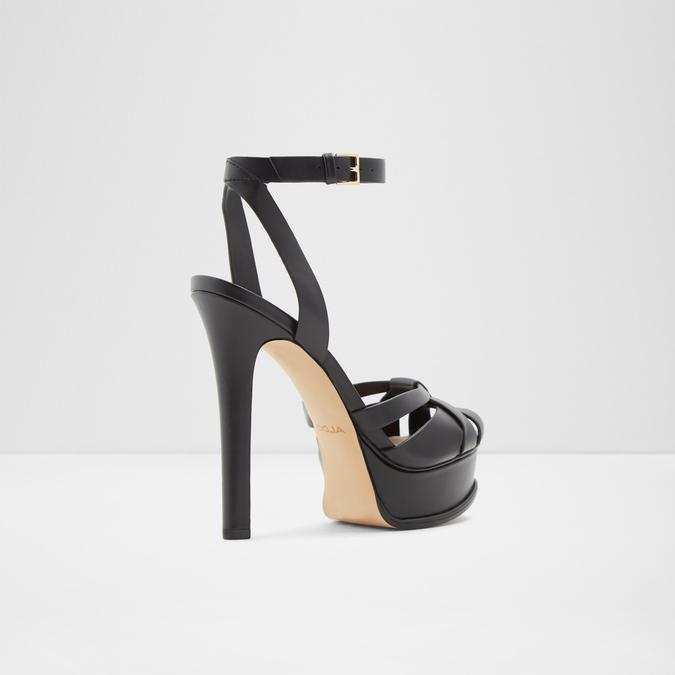 Lacla Women's Black Dress Sandals image number 2