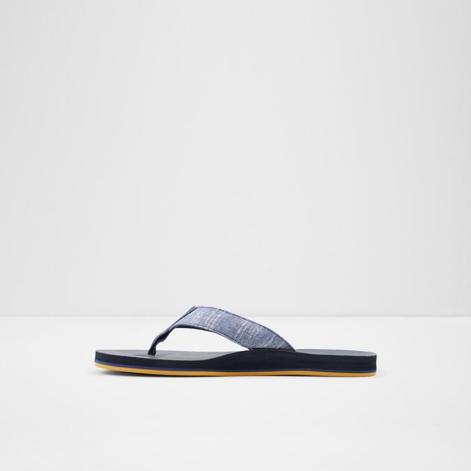 Weallere Men's Navy Thong Sandals image number 2