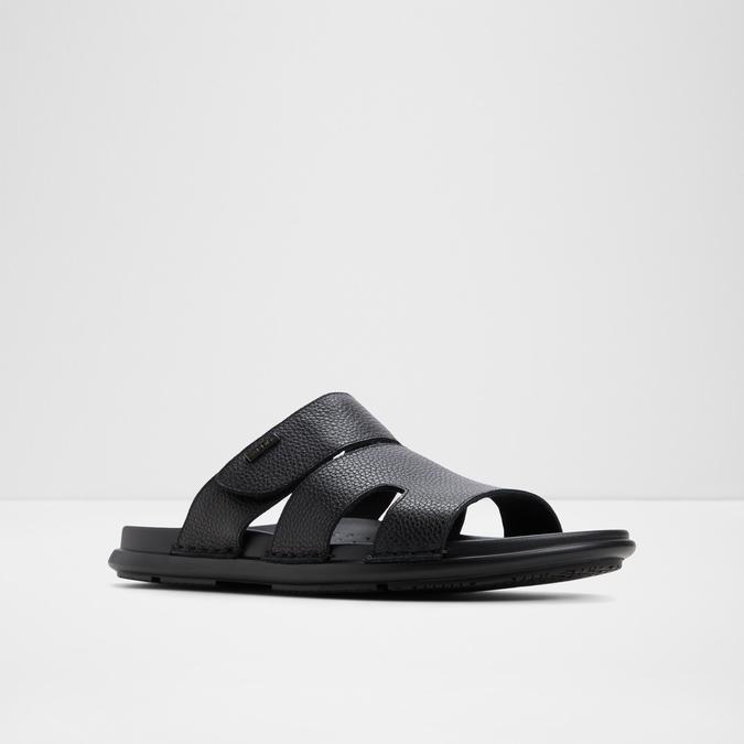 Windhama-In Men's Black Strap Sandals image number 4
