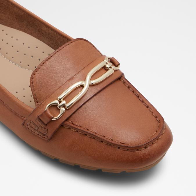 Bagdish Women's Brown Loafers image number 5