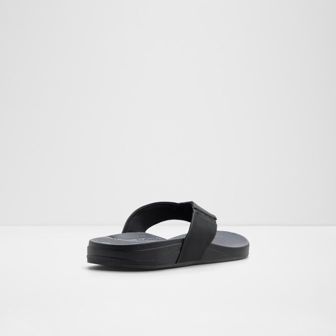 STEFFENA-IN Black Men Thong Sandals