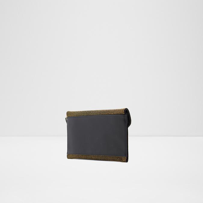 Meayll Women's Black On Gold Clutch