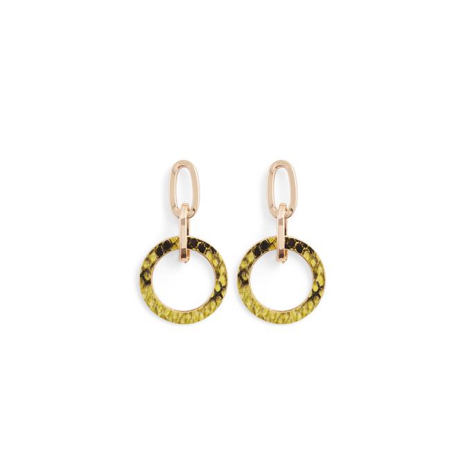 Powranna Women's Bright Yellow Earrings