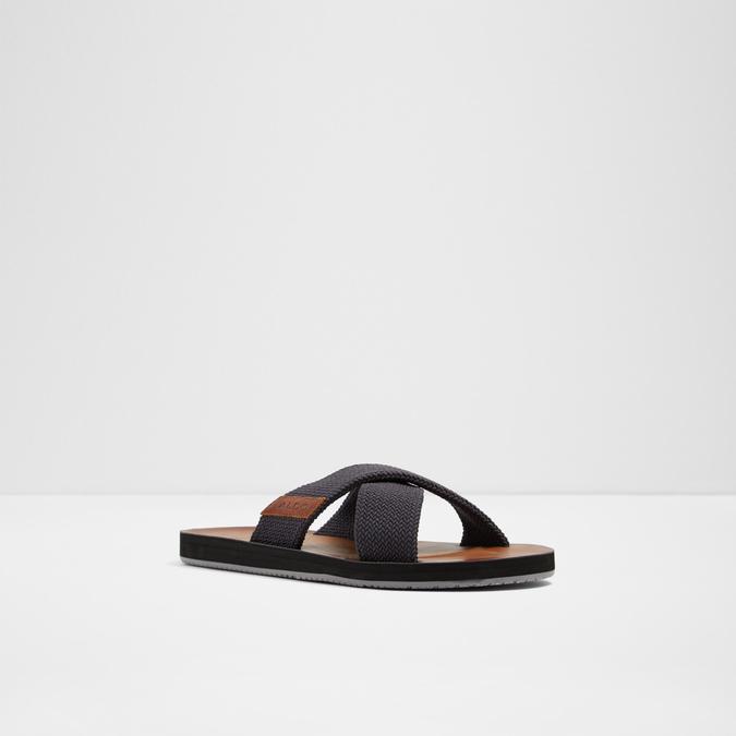 Dwelalian Men's Navy Cross Strap Sandals image number 3