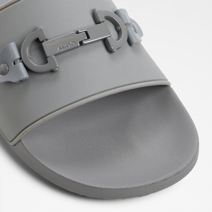 LOUNGESLIDE Grey Men Single Strap Sandals image number 4