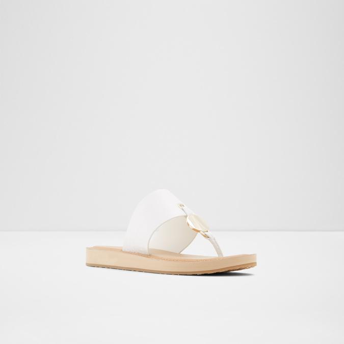 Yilania Women's White Sandals image number 3
