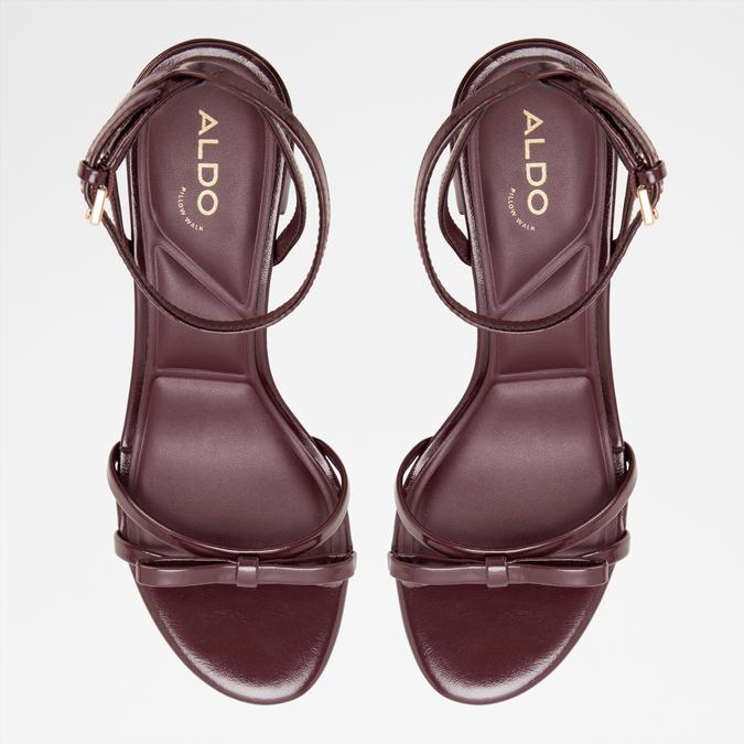 BOULA-IN Burgundy Women Block heel sandals image number 5