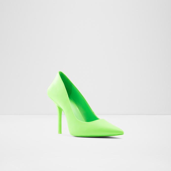 Jess Women's Bright Green Pumps image number 3