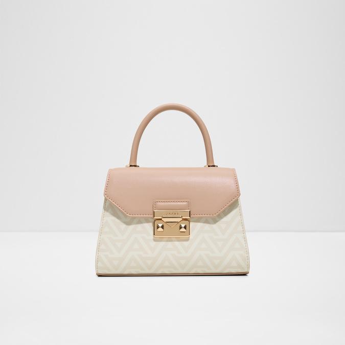 CRELLITA White Combo Women Top Handle
