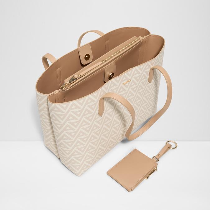 Ysabelle Women's Beige Laptop Bag image number 2
