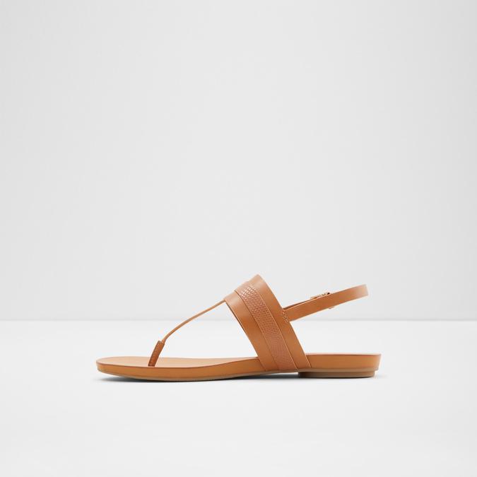 Pandra Women's Cognac Flat Sandals image number 2