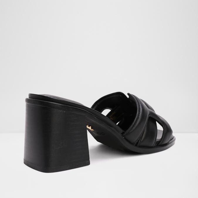 Banaladar-In Women's Black Block Heel Sandals image number 2