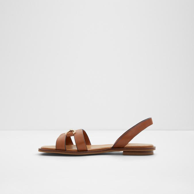 Odele Women's Medium Brown Flat Sandals image number 3