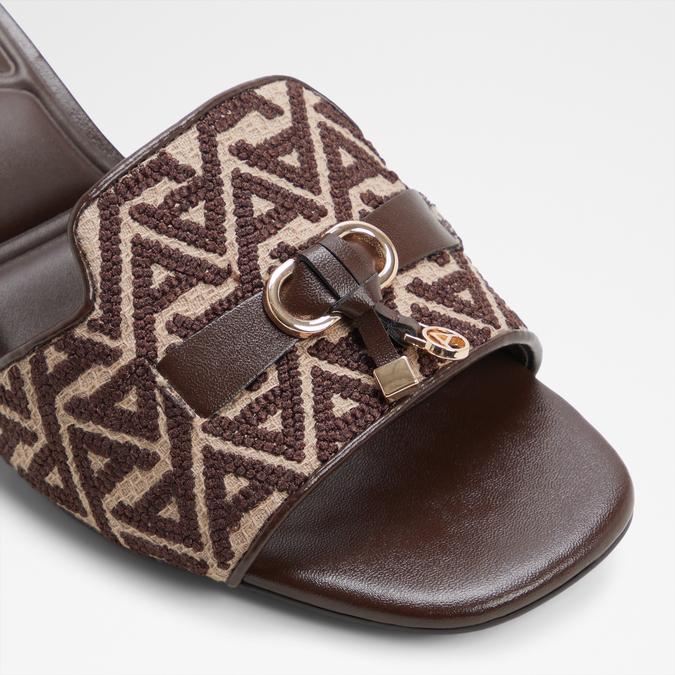 TESSINA-IN BROWN MULTI Women Block heel sandals image number 4