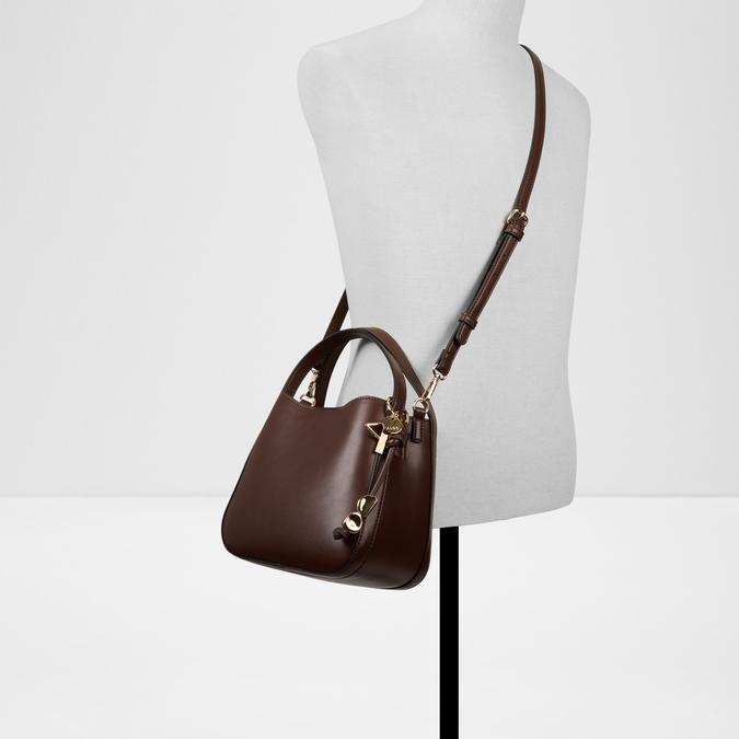  AURALILY BROWN Women Satchel image number 3