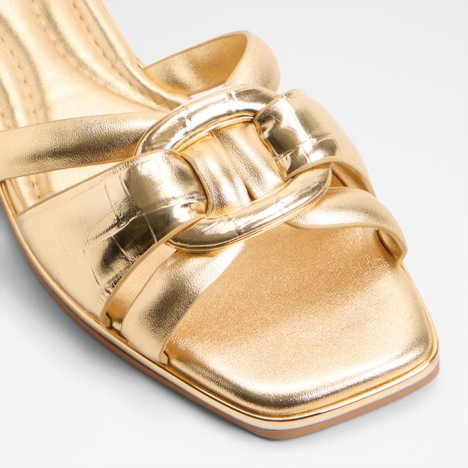 YESENIA-IN GOLD Women Flat Sandals image number 4
