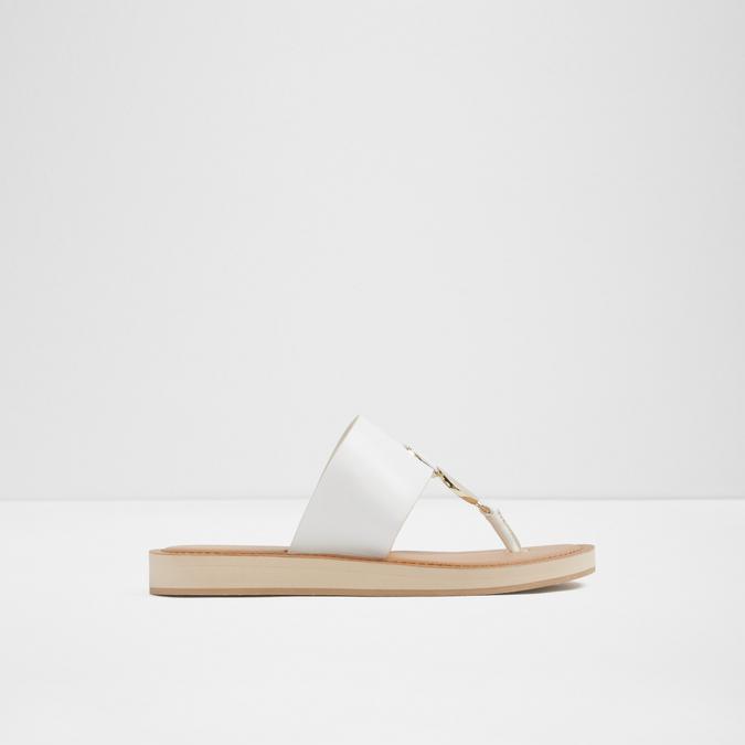 Yilania Women's White Sandals image number 1
