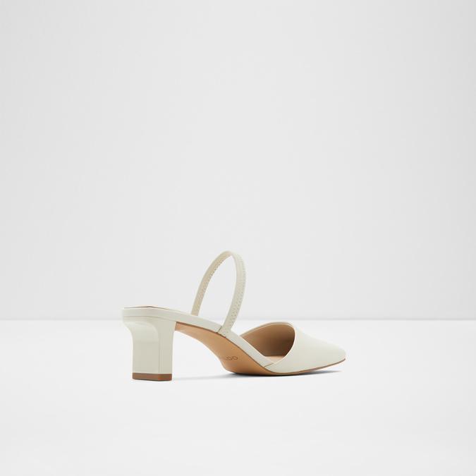 Afean Women's White Pumps image number 1
