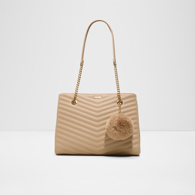 EBABRINDRA Light Beige Women Satchel