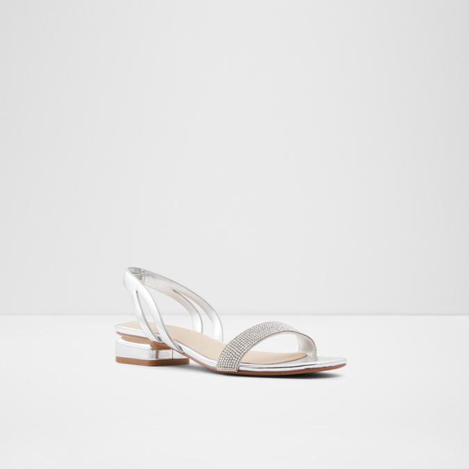 Adreilla Women's Silver Block Heel Sandal image number 3