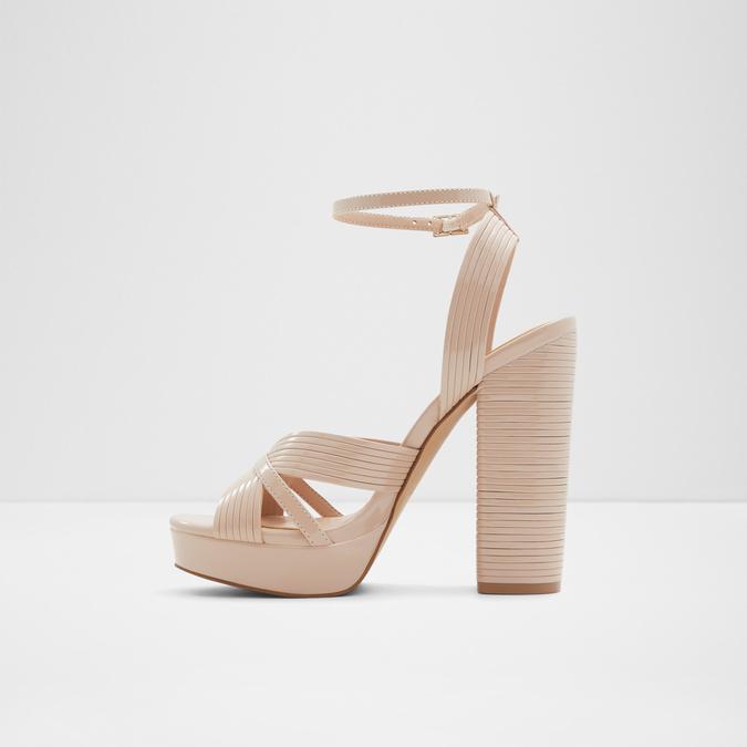 Hally Women's Beige Block Heel image number 3