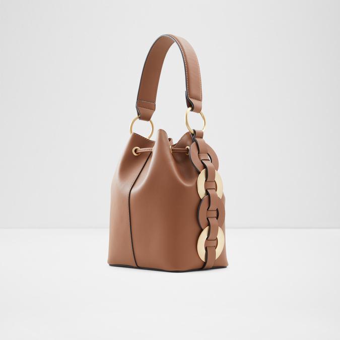 Gisa Women's Cognac Bucket Bag image number 1