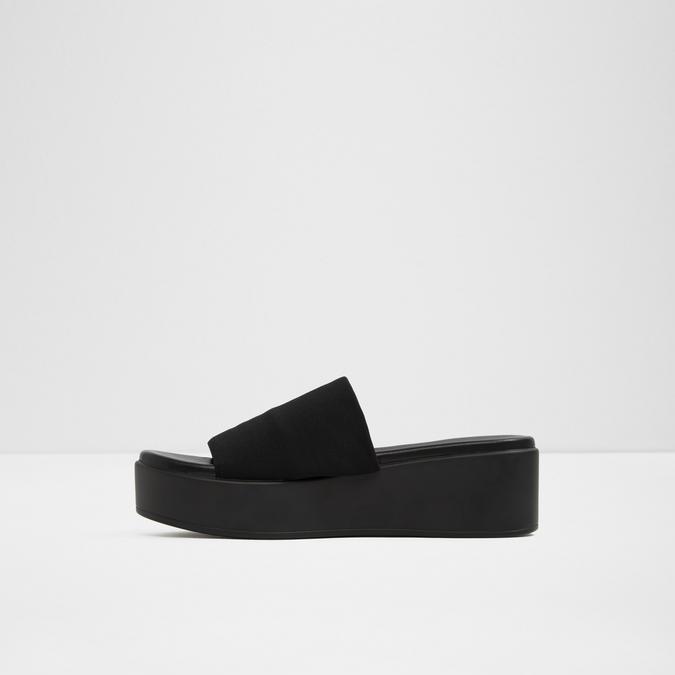 Brossa Women's Black Flatform Sandals image number 1