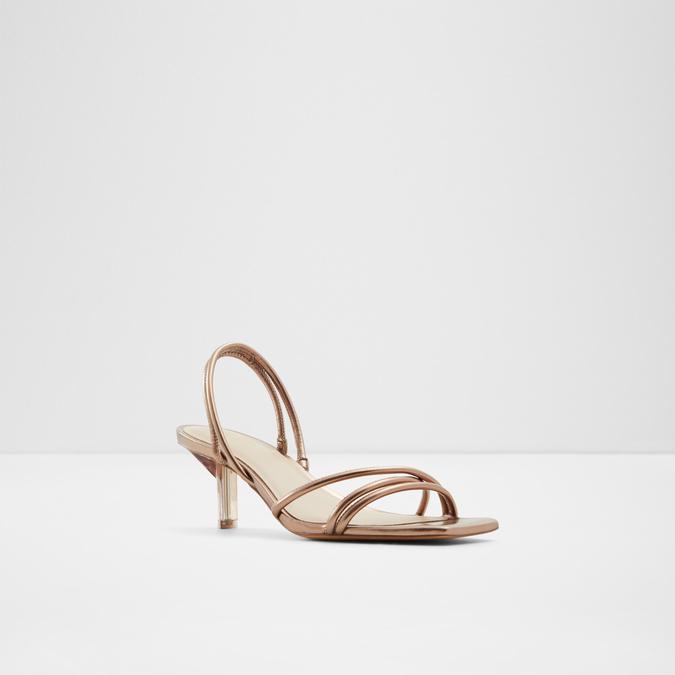 Pythonda Women's Bronze Dress Sandals image number 3